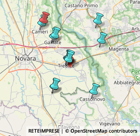 Mappa Via Dott. G. Perone, 28069 Trecate NO, Italia (6.09769)