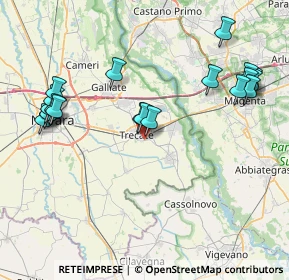 Mappa Via Dott. G. Perone, 28069 Trecate NO, Italia (9.127)