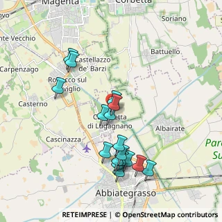 Mappa Via Alzaia, 20081 Cassinetta di Lugagnano MI, Italia (1.91176)