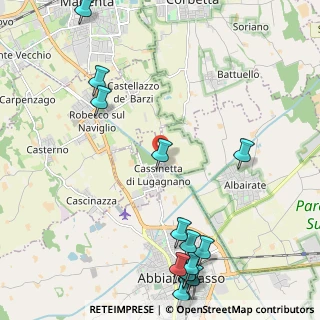Mappa Via Alzaia, 20081 Cassinetta di Lugagnano MI, Italia (2.99533)