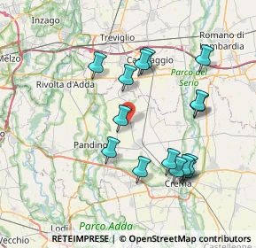 Mappa Via Molino, 26017 Pieranica CR, Italia (7.358)