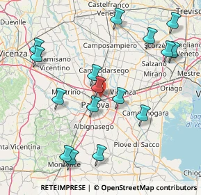 Mappa Via Claude Debussy, 35133 Padova PD, Italia (17.67)