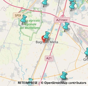 Mappa Via Industriale, 25021 Bagnolo Mella BS, Italia (6.39455)