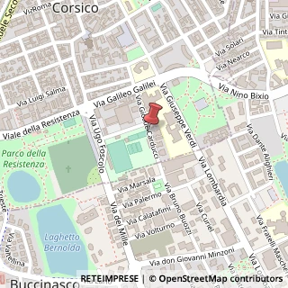 Mappa Via Giosuè Carducci,  13, 20094 Corsico, Milano (Lombardia)