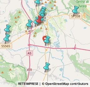 Mappa Via Torino, 10015 Pavone Canavese TO, Italia (4.64083)