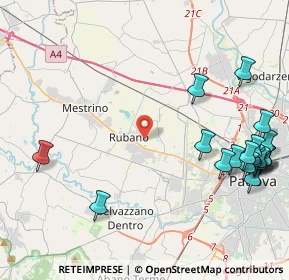 Mappa , 35030 Rubano PD, Italia (5.6145)