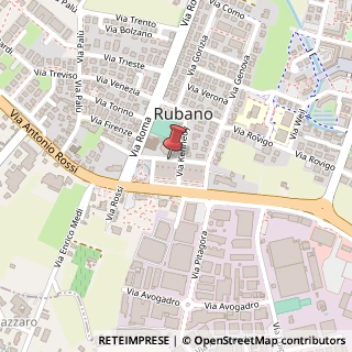 Mappa Via Brescia, 14/16, 35030 Rubano, Padova (Veneto)
