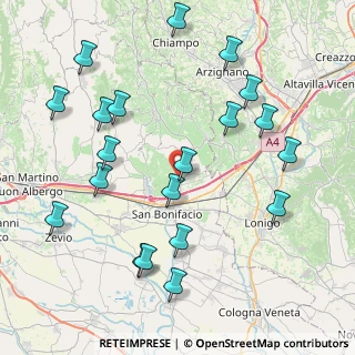 Mappa Via Adriano Bogoni, 37032 Monteforte d'Alpone VR, Italia (9.3355)