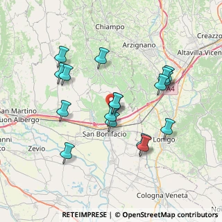 Mappa Via Tintoretto, 37032 Monteforte d'Alpone VR, Italia (7.08824)