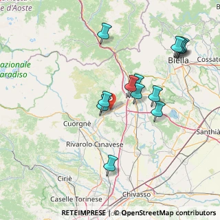 Mappa SP di Castellamonte, 10080 Vistrorio TO, Italia (15.57154)