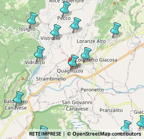 Mappa SP di Castellamonte, 10010 Parella TO, Italia (2.96)