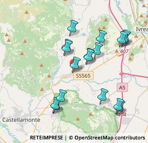 Mappa SP di Castellamonte, 10010 Parella TO, Italia (3.81118)
