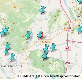 Mappa SP di Castellamonte, 10010 Parella TO, Italia (6.10333)