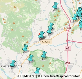 Mappa SP di Castellamonte, 10010 Parella TO, Italia (5.871)