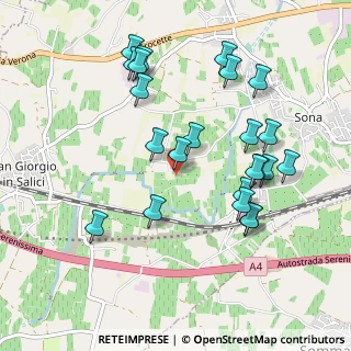 Mappa Via Centurara, 37060 Sona VR, Italia (0.98696)