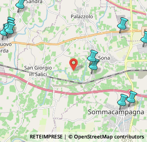 Mappa Via Centurara, 37060 Sona VR, Italia (3.25455)