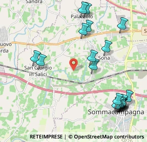 Mappa Via Centurara, 37060 Sona VR, Italia (2.597)