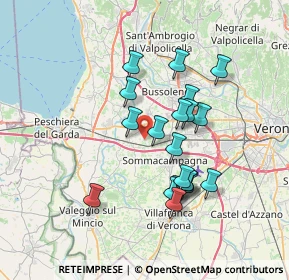 Mappa Via Centurara, 37060 Sona VR, Italia (6.295)