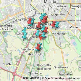 Mappa Via Dei Missaglia 26 Ang, 20142 Milano MI, Italia (1.4375)