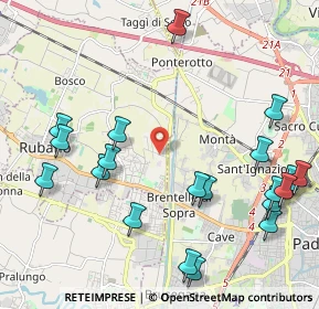 Mappa Via Pellico Silvio, 35030 Sarmeola PD, Italia (2.573)