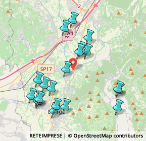 Mappa 36040 Sarego VI, Italia (4.229)