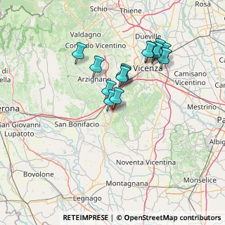 Mappa 36040 Sarego VI, Italia (12.57357)