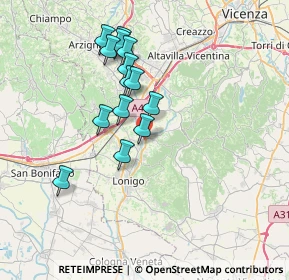 Mappa 36040 Sarego VI, Italia (6.31429)