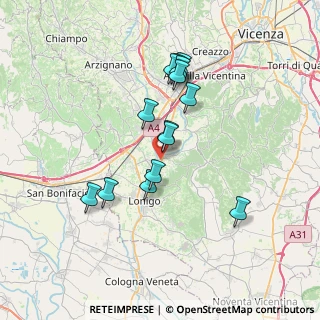 Mappa 36040 Sarego VI, Italia (6.25214)