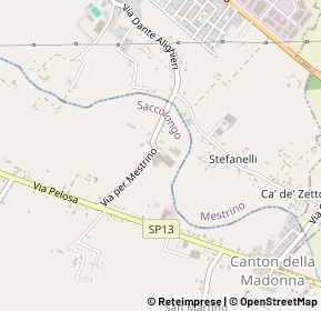 Mappa Via per Mestrino, 35030 Mestrino PD, Italia (0.63462)
