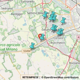 Mappa Via Turati, 20090 Milano MI, Italia (3.82727)