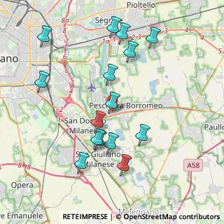 Mappa Via G. Brodolini, 20068 Milano MI, Italia (4.09867)