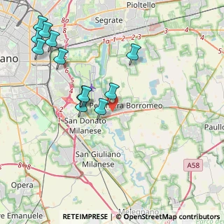 Mappa Via G. Brodolini, 20068 Milano MI, Italia (4.5975)