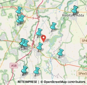 Mappa Via Tripoli, 26833 Merlino LO, Italia (4.87733)