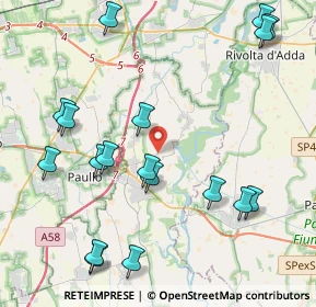 Mappa Via Tripoli, 26833 Merlino LO, Italia (4.97333)