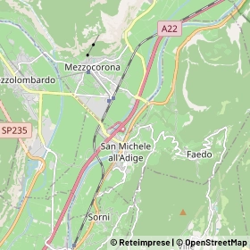 Mappa San Michele all'Adige