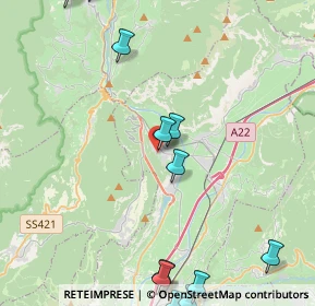 Mappa Via Canevarie, 38017 Mezzolombardo TN, Italia (5.75)