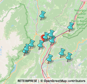 Mappa Via Canevarie, 38017 Mezzolombardo TN, Italia (6.185)