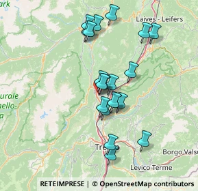 Mappa Via Canevarie, 38017 Mezzolombardo TN, Italia (12.433)