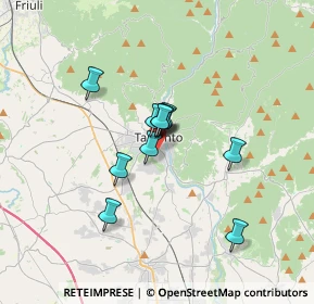 Mappa Via Campo Aperto, 33017 Tarcento UD, Italia (2.33545)