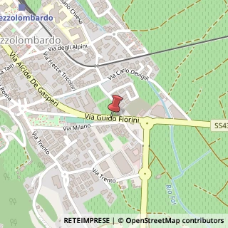 Mappa Via guido fiorini 15, 38017 Mezzolombardo, Trento (Trentino-Alto Adige)