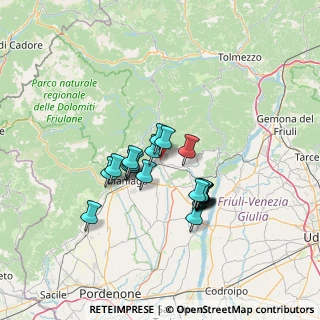 Mappa 33092 Meduno PN, Italia (10.3545)