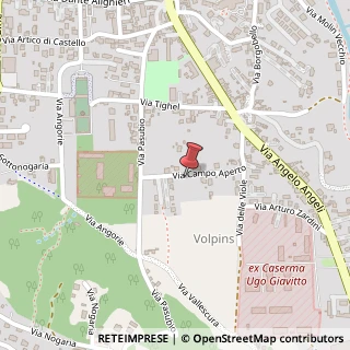 Mappa Via Campo Aperto, 19, 33017 Tarcento UD, Italia, 33017 Tarcento, Udine (Friuli-Venezia Giulia)