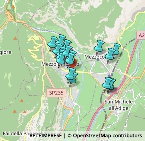 Mappa Via Guido Fiorini, 38017 Mezzolombardo TN, Italia (1.21316)