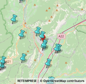 Mappa Via Guido Fiorini, 38017 Mezzolombardo TN, Italia (5.806)