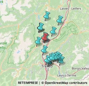 Mappa Via Guido Fiorini, 38017 Mezzolombardo TN, Italia (11.003)