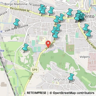 Mappa Via Udine, 33017 Tarcento UD, Italia (0.711)