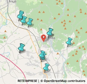 Mappa Via Udine, 33017 Tarcento UD, Italia (3.99)
