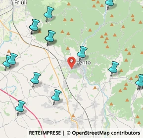 Mappa Via Udine, 33017 Tarcento UD, Italia (6.03333)