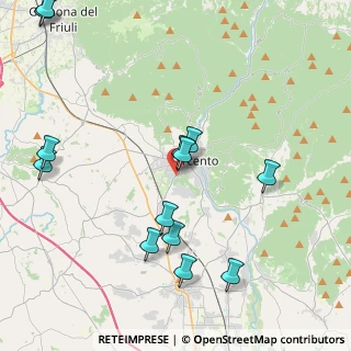Mappa Via Udine, 33017 Tarcento UD, Italia (4.68)