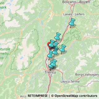 Mappa Viale Fenice, 38016 Mezzocorona TN, Italia (8.01167)